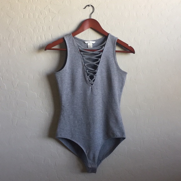 Sexy Lace-Up Sleeveless Bodysuit - Picture 8 of 8